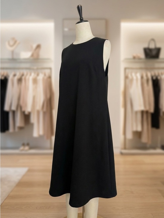 Dresses & Skirts - Classic Sleeveless Black A-Line Dress